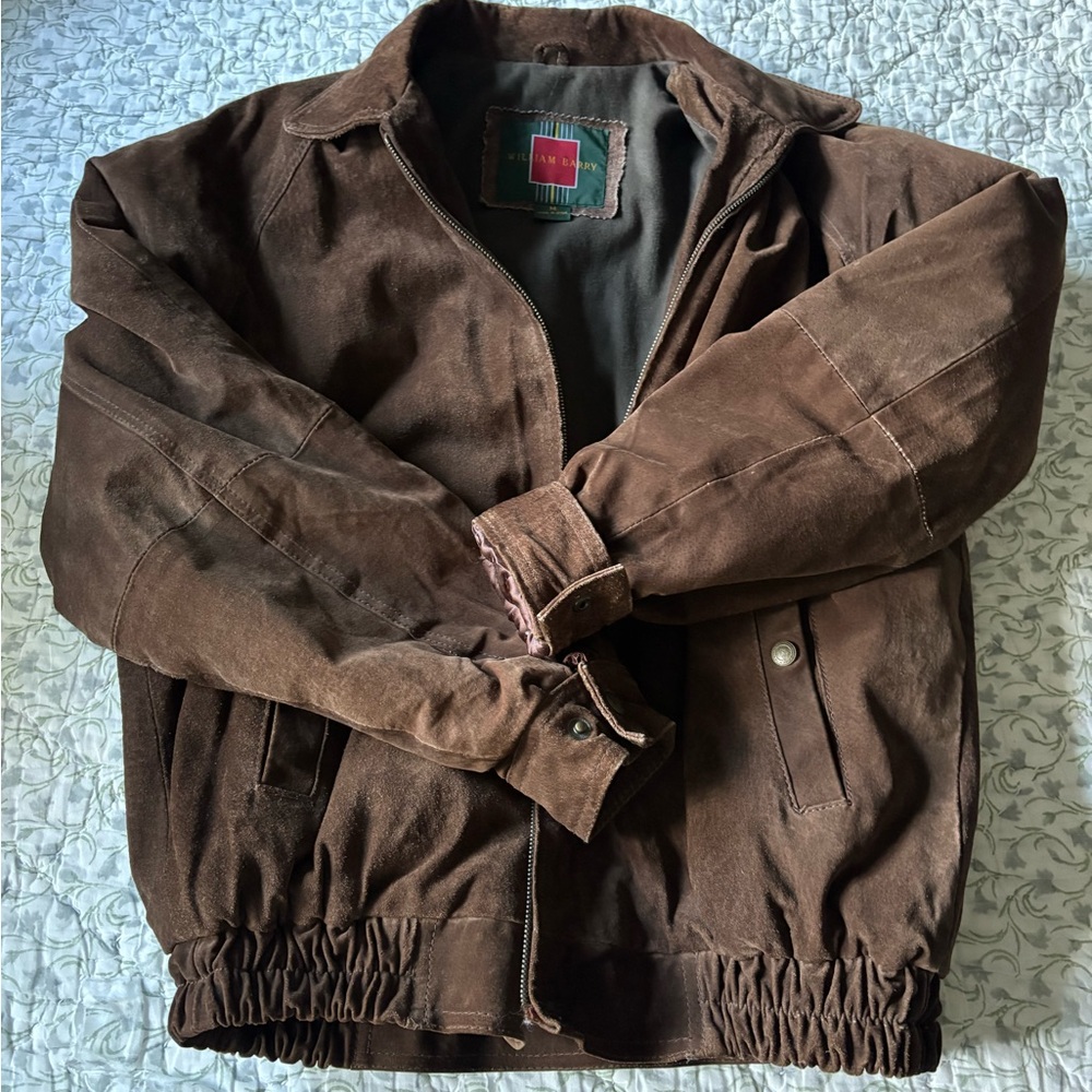 Vintage Brown Leather Jacket - William Barry Genuine Leather